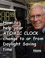 Your atomic clock needs to receive signals from the National Institute of Standards and Technology in Boulder, Colorado (NIST) to correct the time. Place your atomic clock in a window, or outside, facing towards Colorado. Leave it for at least four minutes so that it can find the signal. On a daily basis, the clock will search for a signal at 2 AM for eight minutes, but, depending where it is mounted in your home, may not find it.